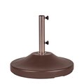 Us Weight Fillable 120lb Capacity Free Standing Umbrella Base, Bronze, Commercial FUB120BZE